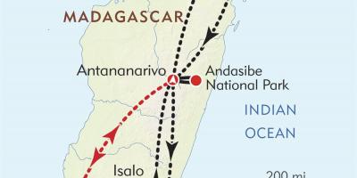 Antananarivo મેડાગાસ્કર નકશો